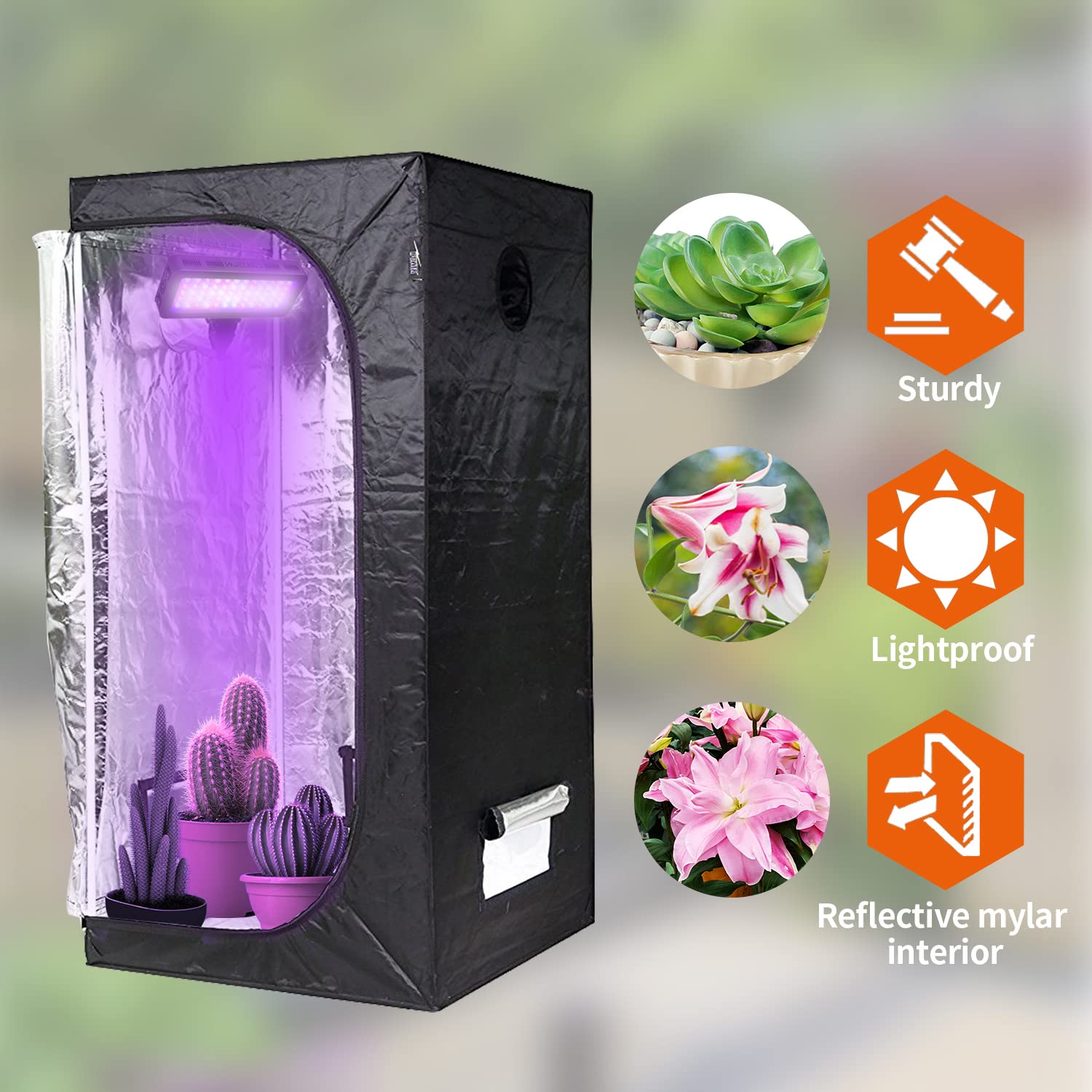 Maximize Your Indoor Gardening Potential with SunStream's 4x4ft Hydroponic Grow Tent