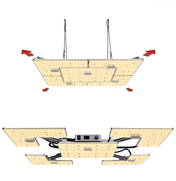 SunStream 300W LED Grow Light with MeanWell Driver 3x3ft Coverage for Indoor Plants & Hydroponic Plants (300W)
