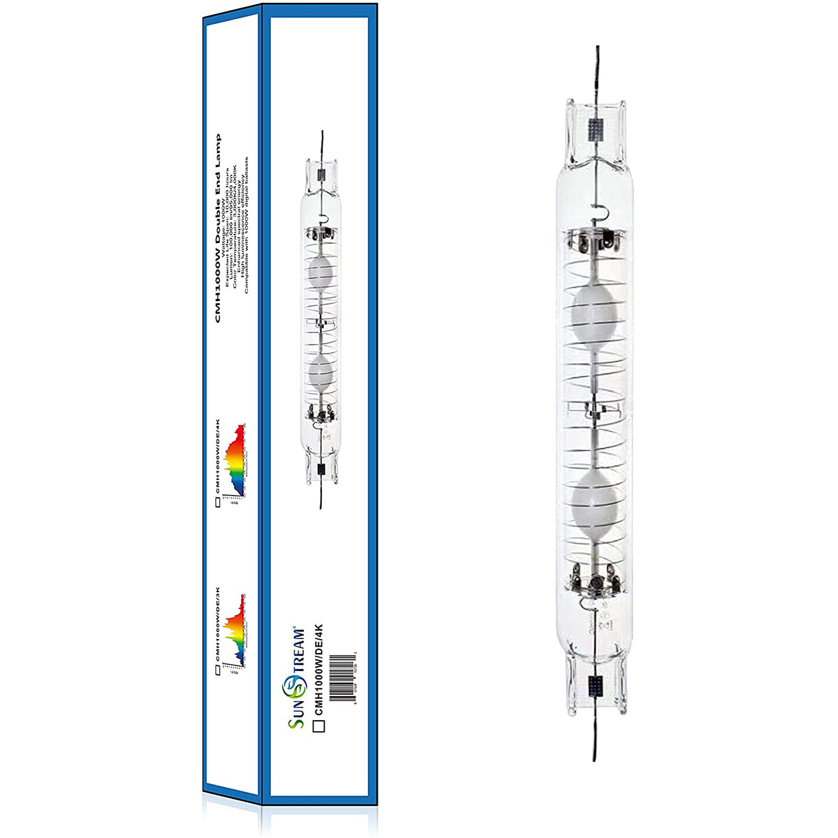 SunStream 1000 Watt CMH Ceramics Metal Halide Grow Light Lamp Bulb Superior Master Color CDM for Flowering and Fruiting CCT 3100K