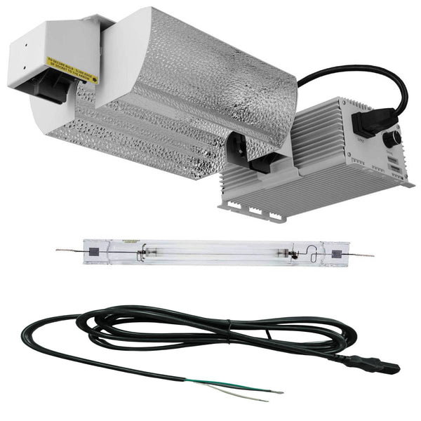 SunStream 1000 Watt DE HID Grow Light System Kit with Controller Port, Open Style Reflector with 347V Digital Dimmable Ballast