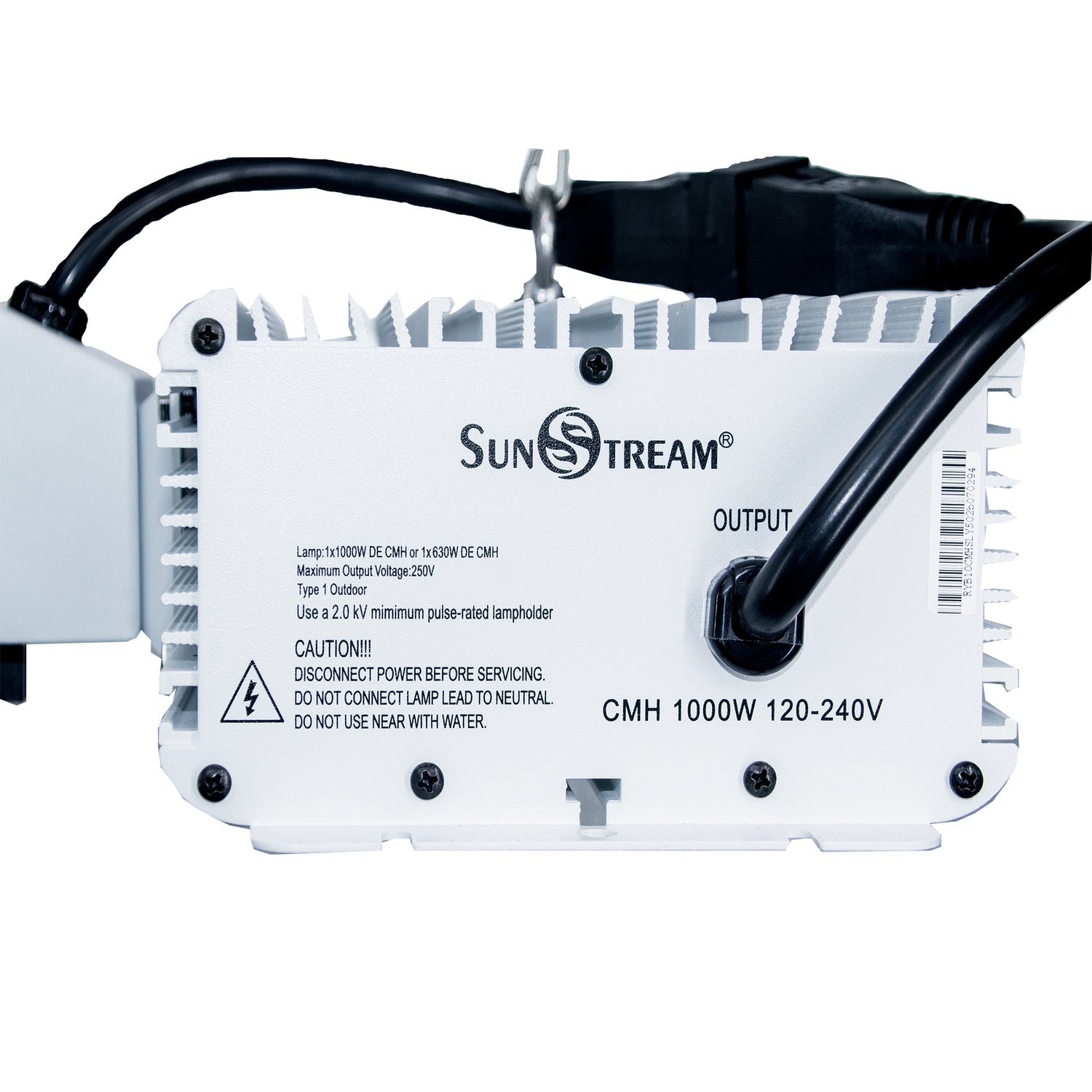 SunStream 1000 Watt CMH Electronic Ballast 120V-240V Dimmable for Hydroponic Grow Light System Kit