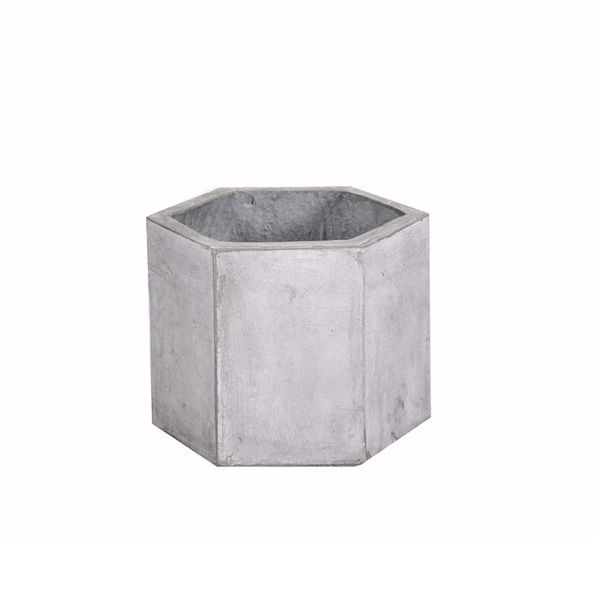 Sunstream 7-13 Inches 3 Sets New Magnesium Mud Flowerpot, Degradable, Light-weight, and Durable Material, Concrete Grey