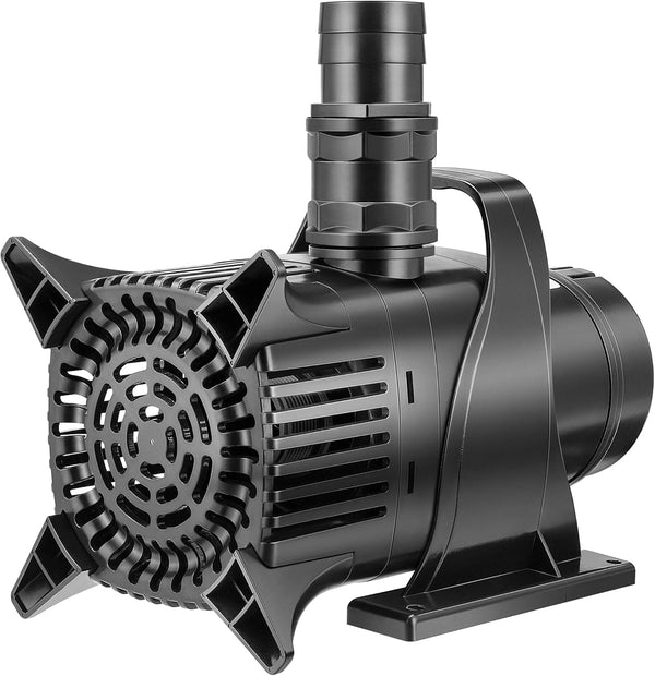 VIVOSUN 8190 GPH Submersible Water Pump, 500W Pond Pump, Ultra Quiet Aquarium Pump with 29.5FT Lift Height for Pond, Waterfall, Fish Tank, Statuary, Hydroponic