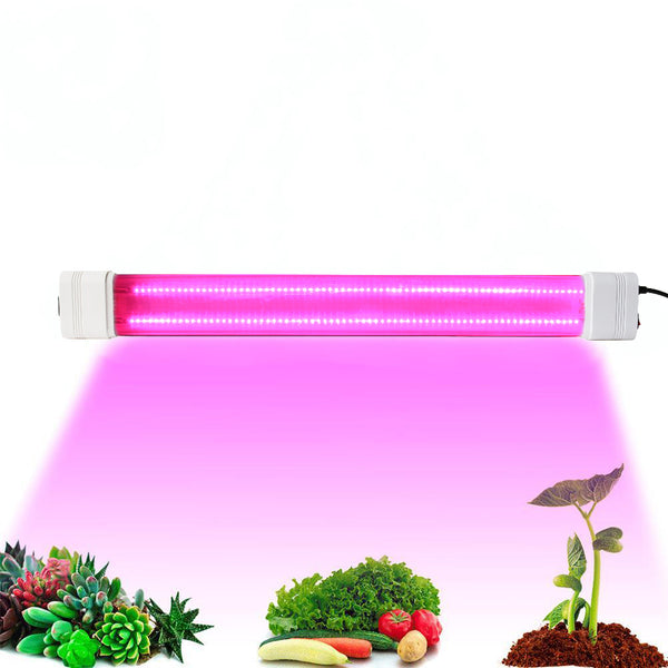 SunStream 19W Red Spectrum LED Hydroponic Grow Light - 2FT Dual Strip | Full Red Light for Indoor Plants & Flowers | Promotes Growth & Blooming