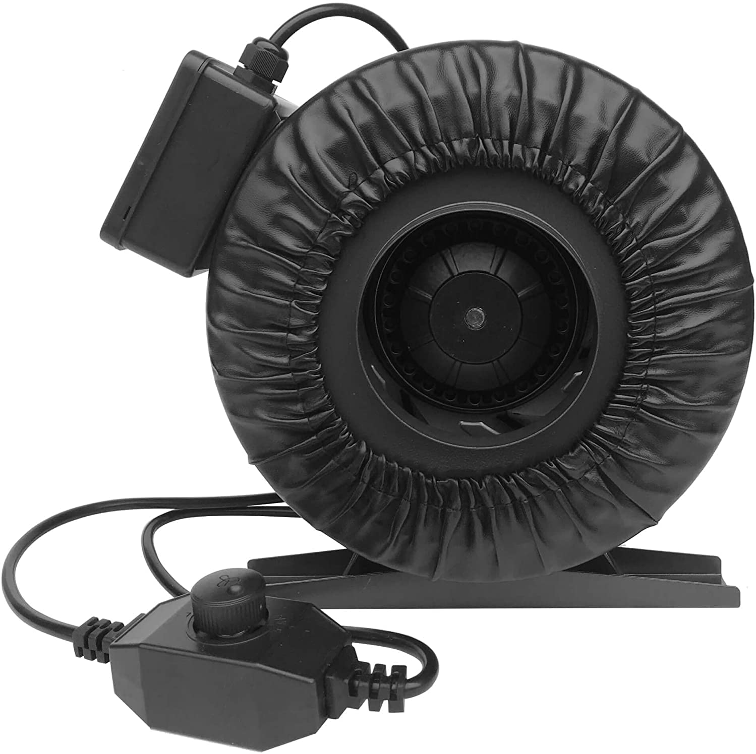 SunStream Inline Duct Fan with Speed Controller for Grow Tent Ventilation Heating and Cooling Exhaust ETL Certified