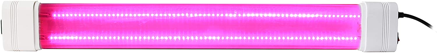 New SunStream 19-Watt LED Hydroponic Grow Light Red Spectrum, 2FT Dual Grow Strip for Indoor Plants Flowers Growing