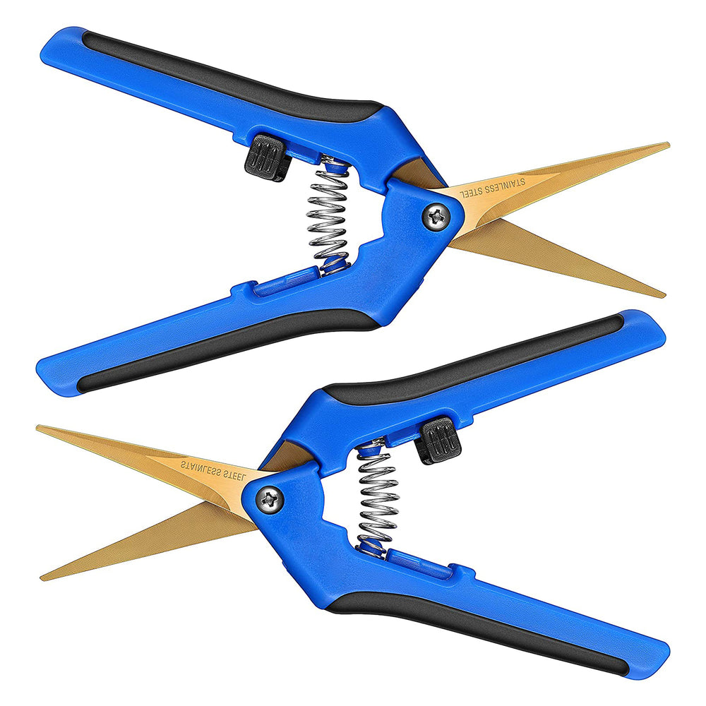 SunStream 2-Pack Gardening Pruning Shear with Titanium Coated Curved Precision Blades